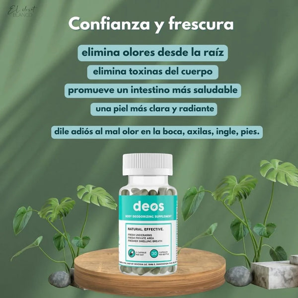 DEOS™ | Suplemento Desodorante Interno