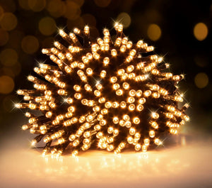 LUCES NAVIDEÑAS CON PANEL SOLAR