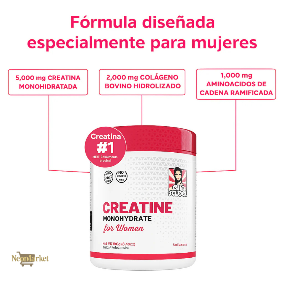 Creatina para Mujeres – Fórmula Especial para Aumentar Glúteos