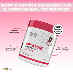 Creatina para Mujeres – Fórmula Especial para Aumentar Glúteos