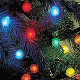 LUCES NAVIDEÑAS CON PANEL SOLAR